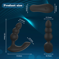 Litein Life Anal Toy Vibrator, Black