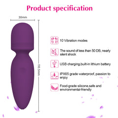 Litein Life Handheld Vibrator, Purple
