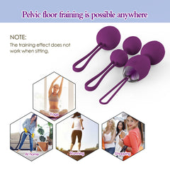 Litein Life Kegel Ball Vibrating Egg-Purple