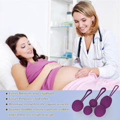 Litein Life Kegel Ball Vibrating Egg-Purple