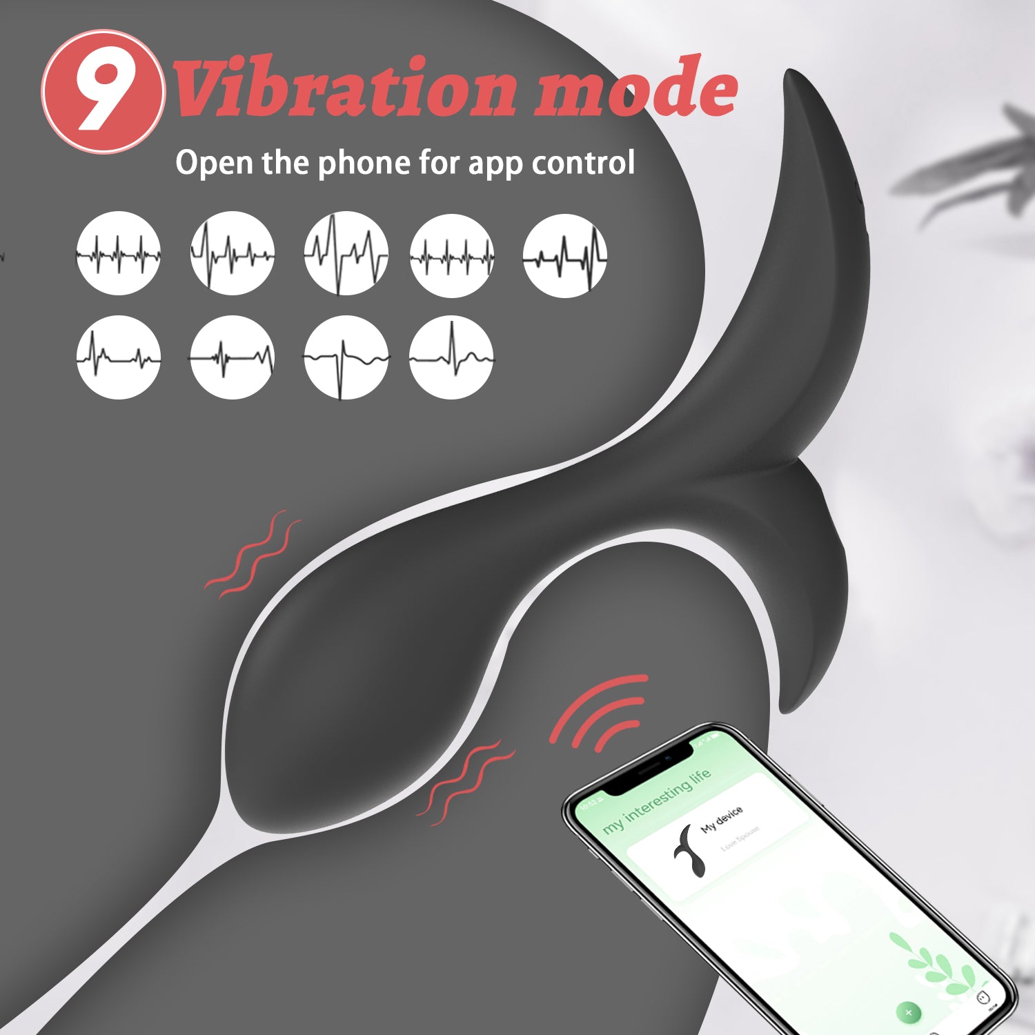 Litein Life Anal Toy Vibrator with App and Remo Control