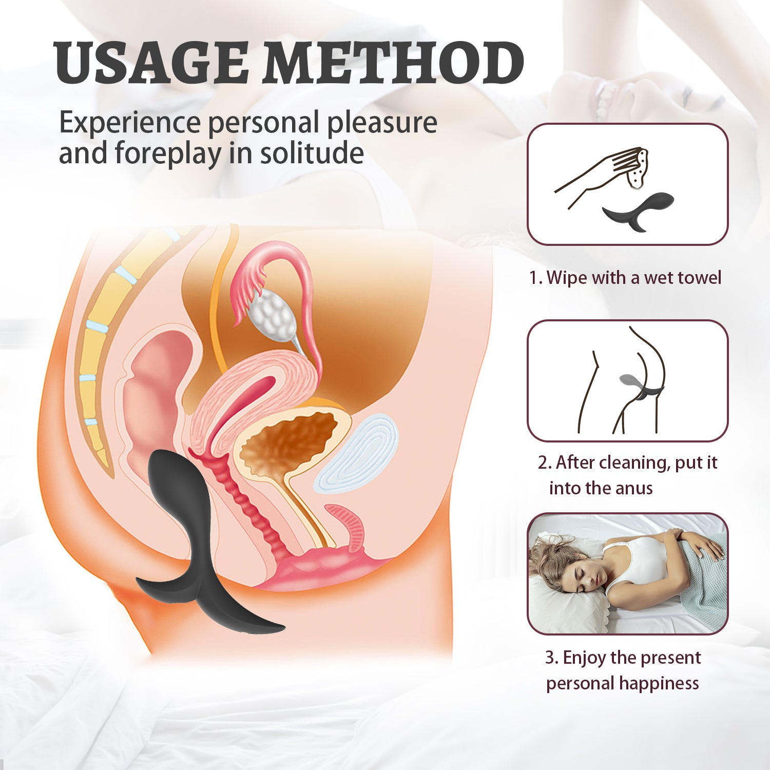 Litein Life Anal Toy Vibrator with App and Remo Control