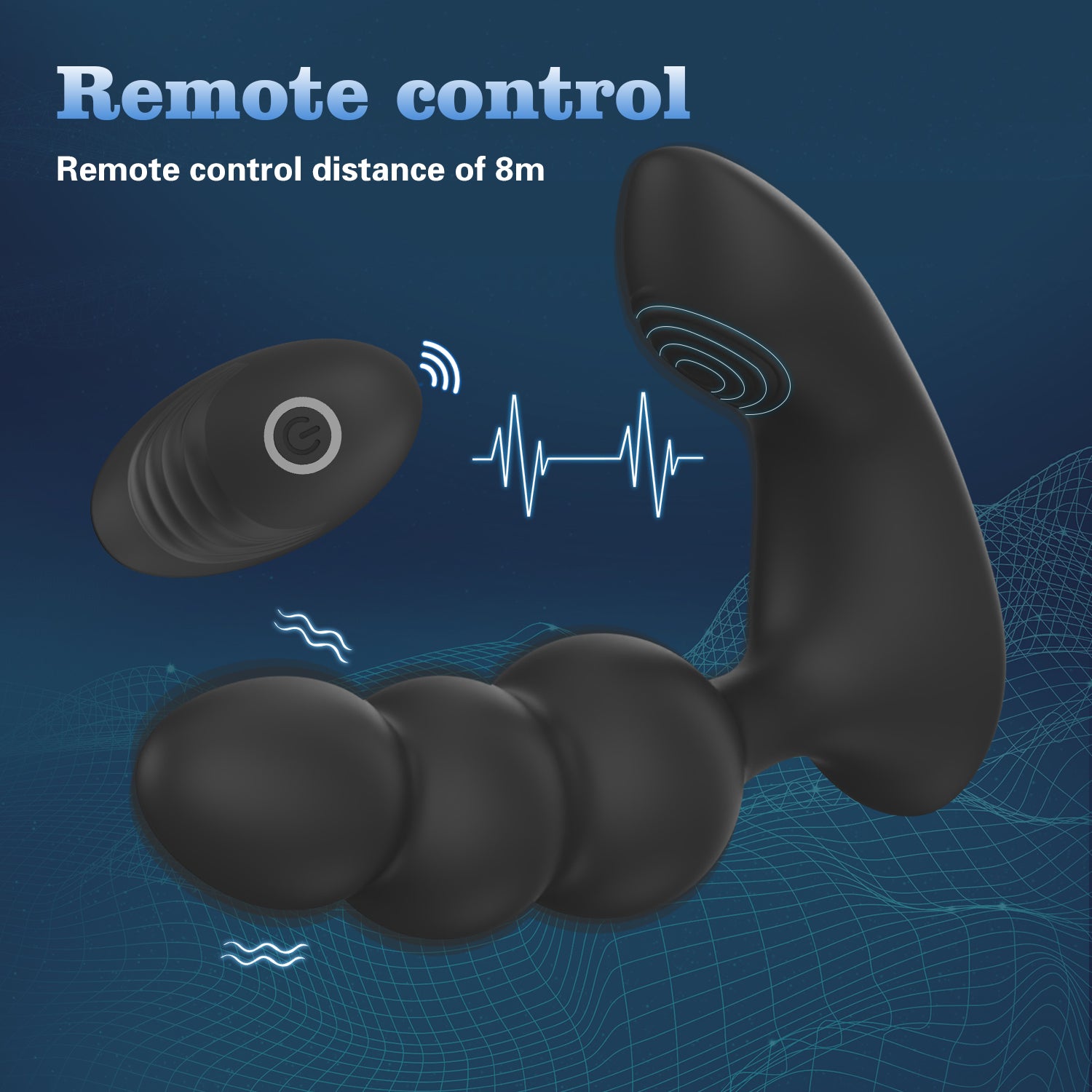 Litein Life Anal Toy Vibrator, Black