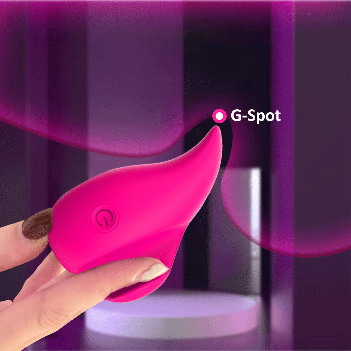 Litein Life Handheld Vibrator, Rose Red