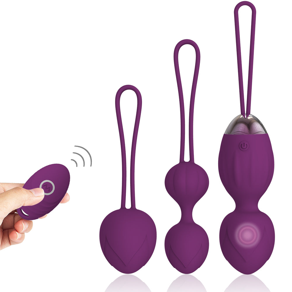 Litein Life Kegel Ball Vibrating Egg-Purple