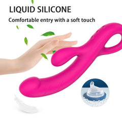 Litein Life Vibrating Rabbit Massager, Hard Pink